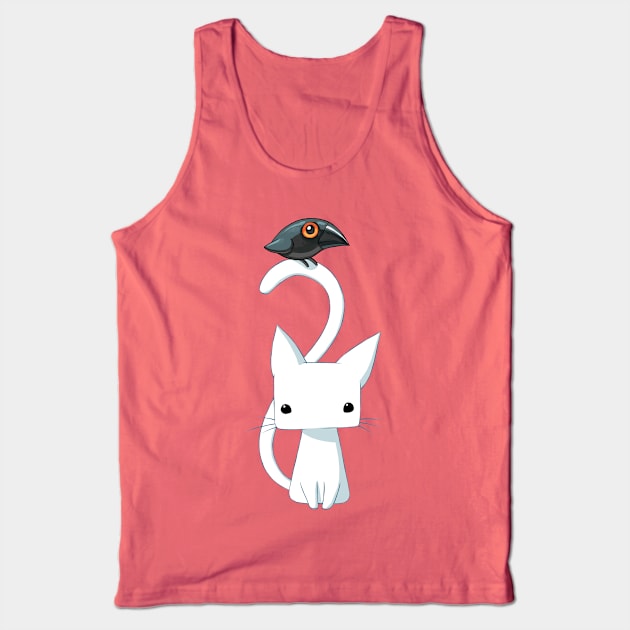 Cat and Raven Tank Top by Freeminds